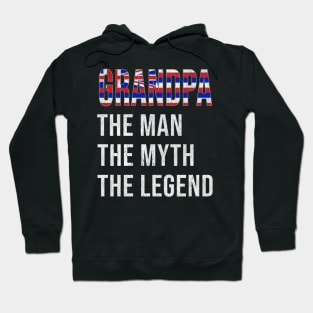 Grand Father Hawaiian Grandpa The Man The Myth The Legend - Gift for Hawaiian Dad With Roots From  Hawaii Hoodie